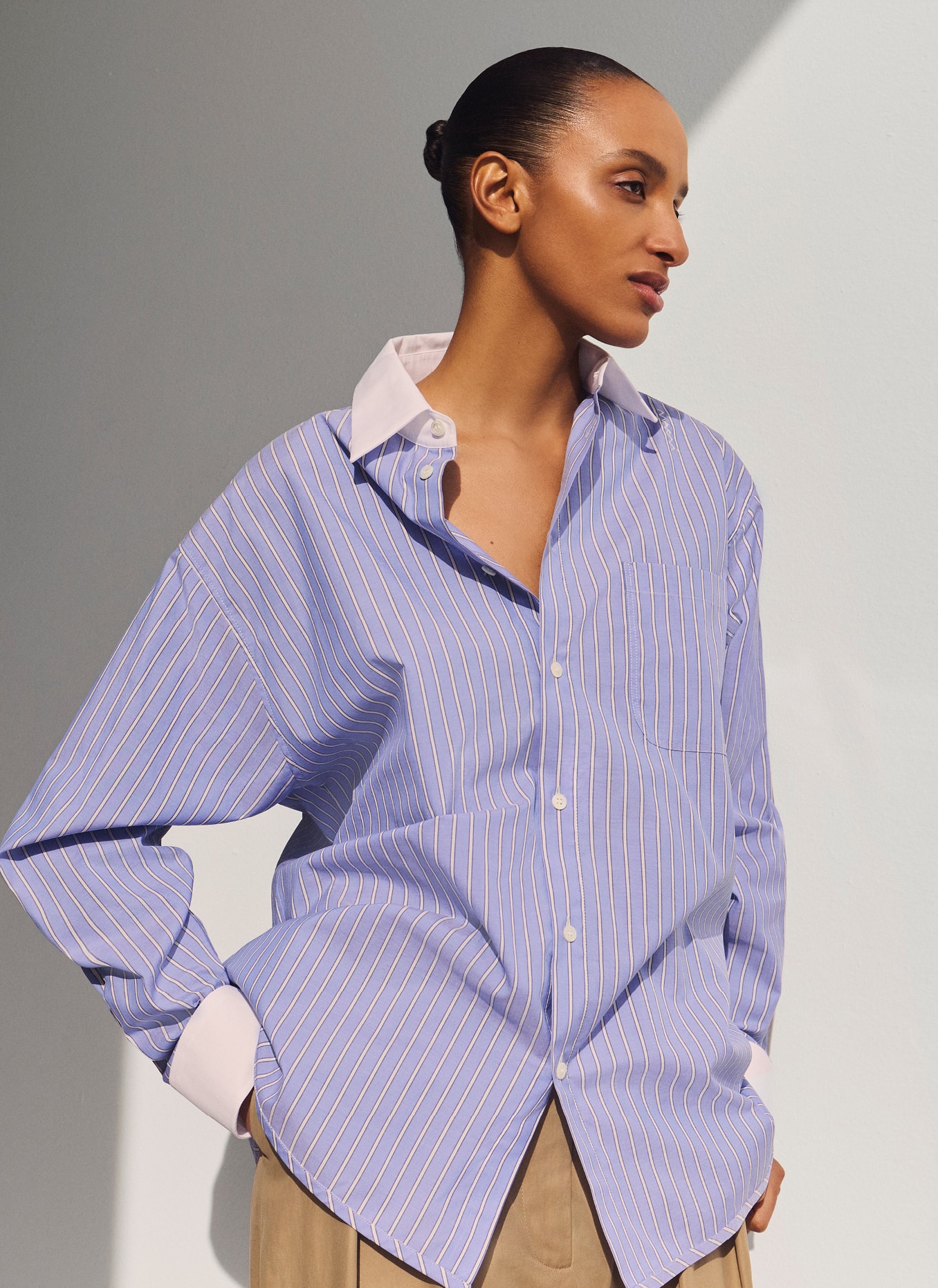 Shirts are the way to go for sleek chic