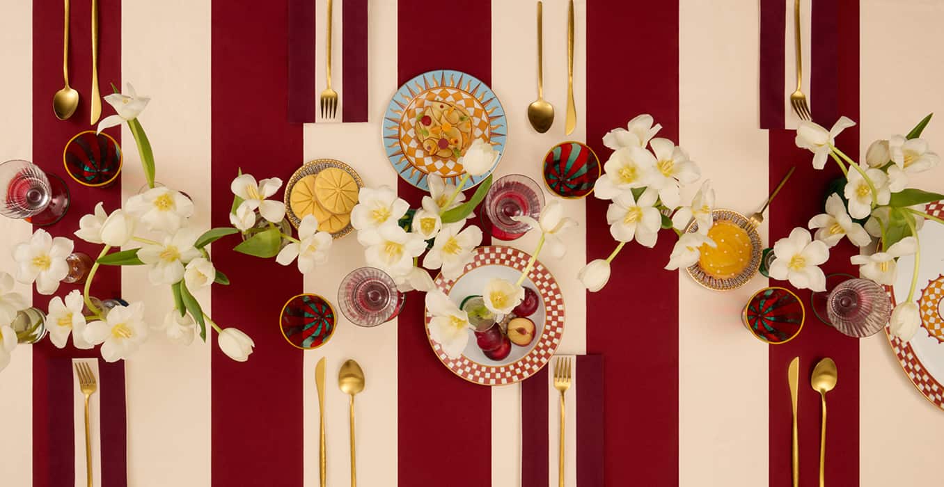 Serve plates filled with flavor and flair