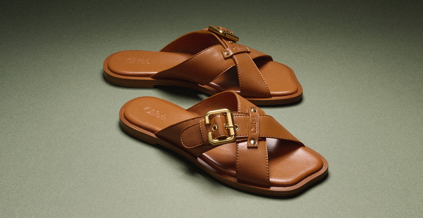 Low-profile, high-impact flat sandals
