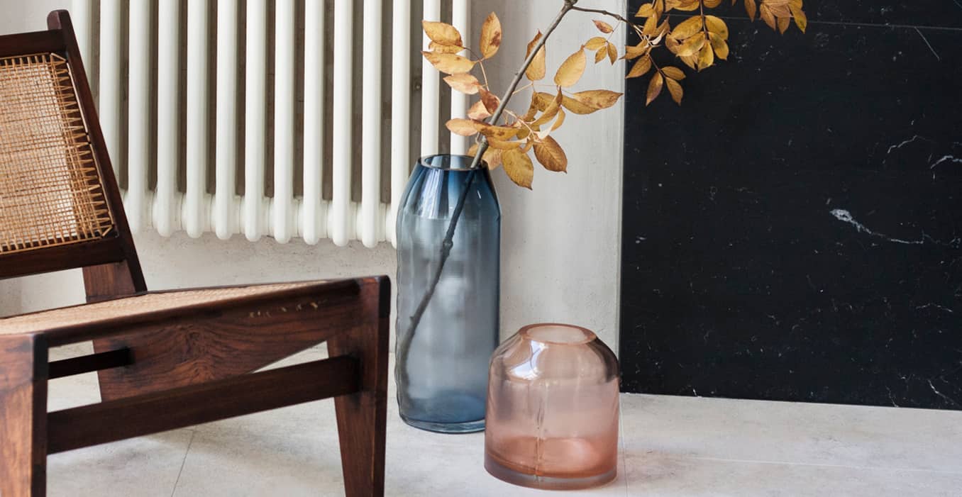 Distinctive vases instantly intrigue the eye