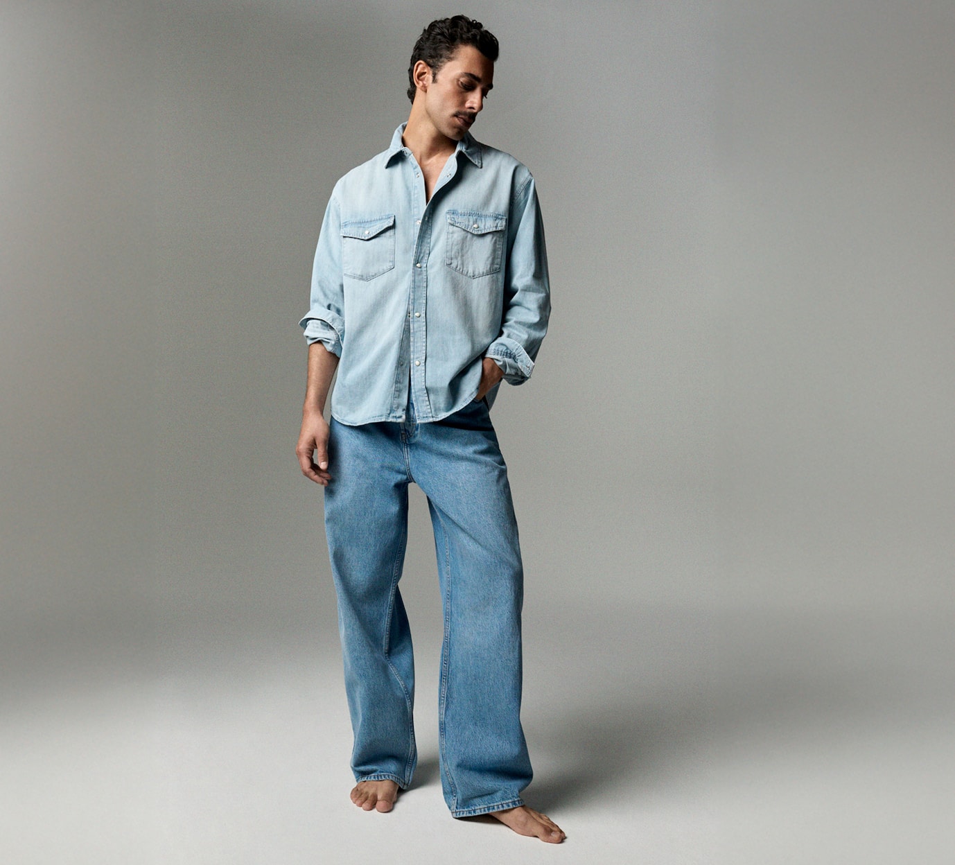 Feel the enduring spirit of perfectly cut denim