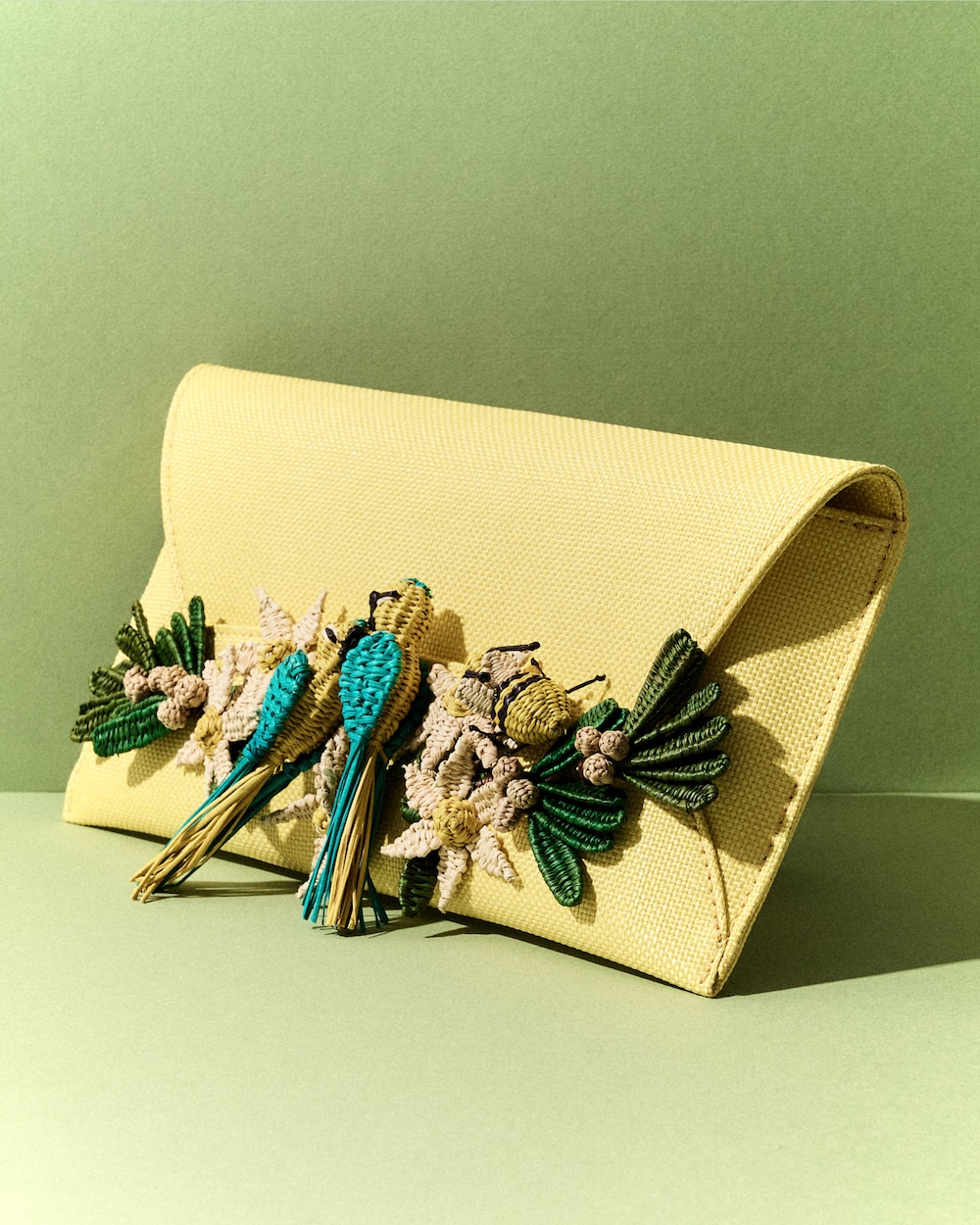 Evening bags in sun-drenched hues