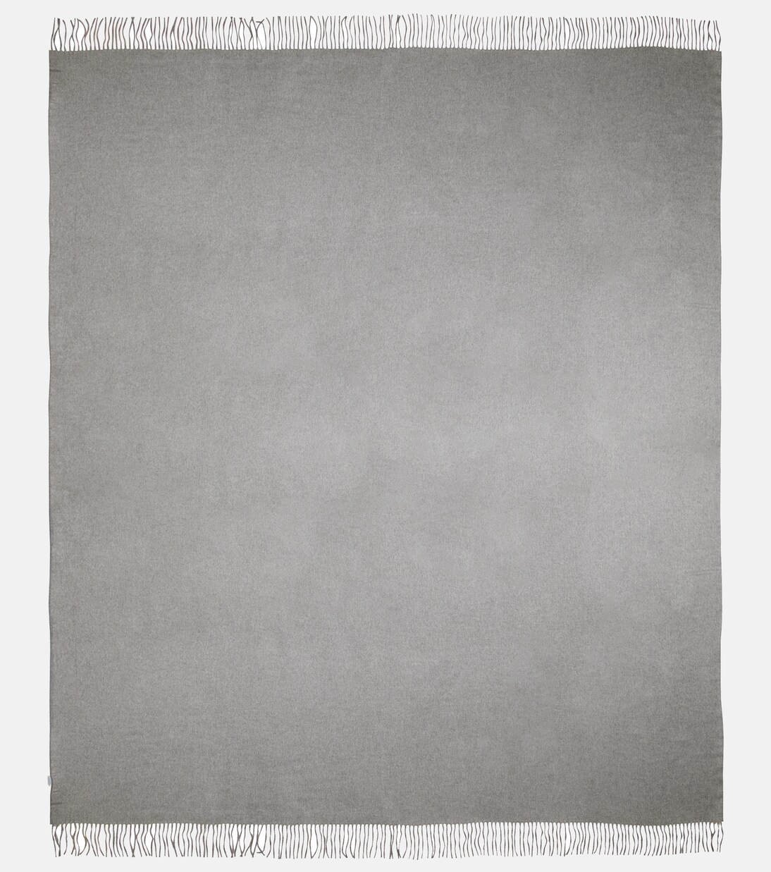 Fringed silk blanket | Brunello Cucinelli