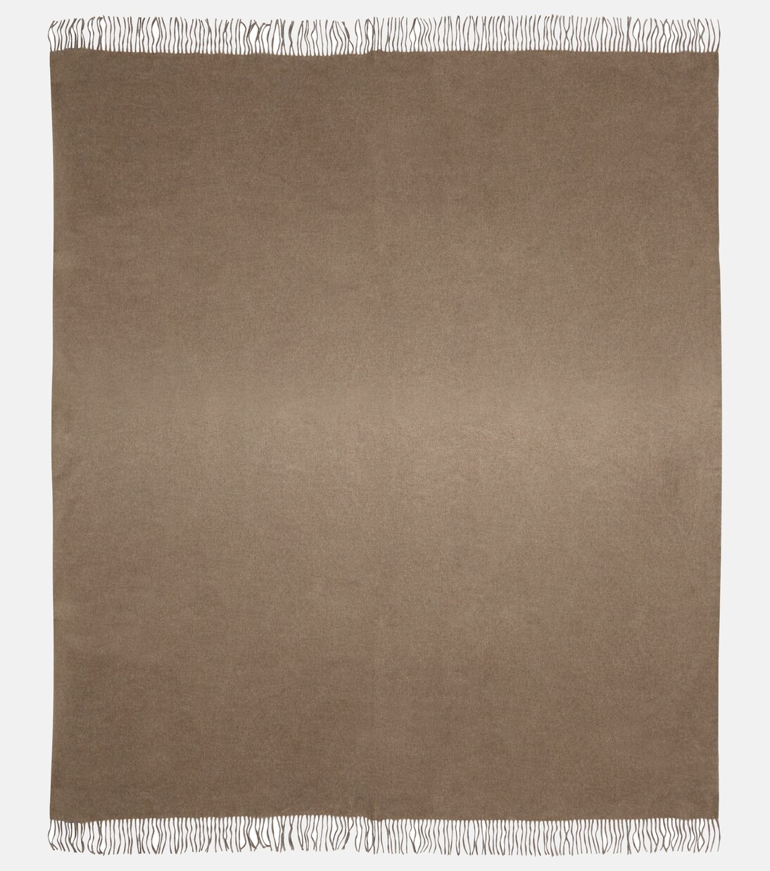 Fringed silk blanket | Brunello Cucinelli