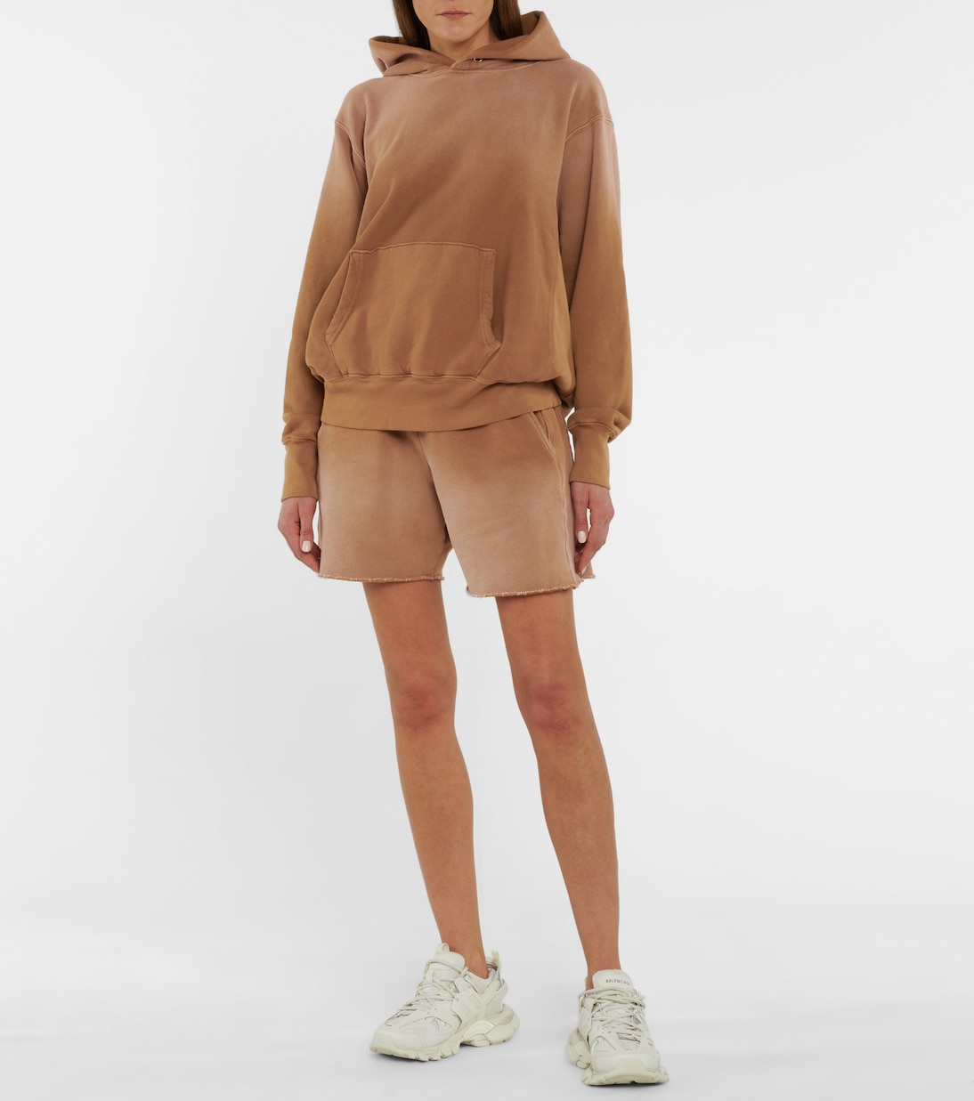 Sweat-shirt en coton à capuche | Les Tien