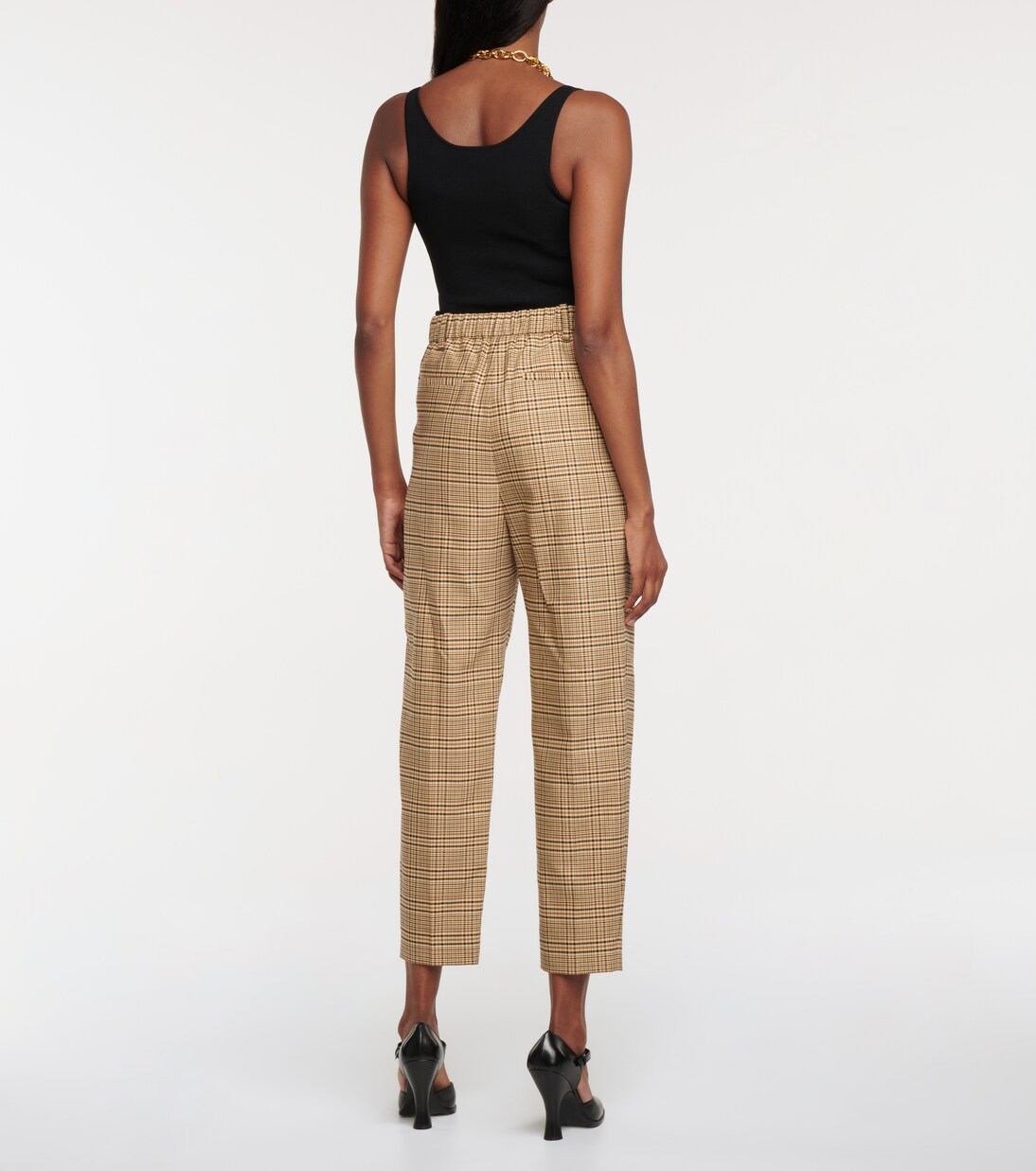 Pantalon slim Sidney en laine et coton mélangés | Altuzarra