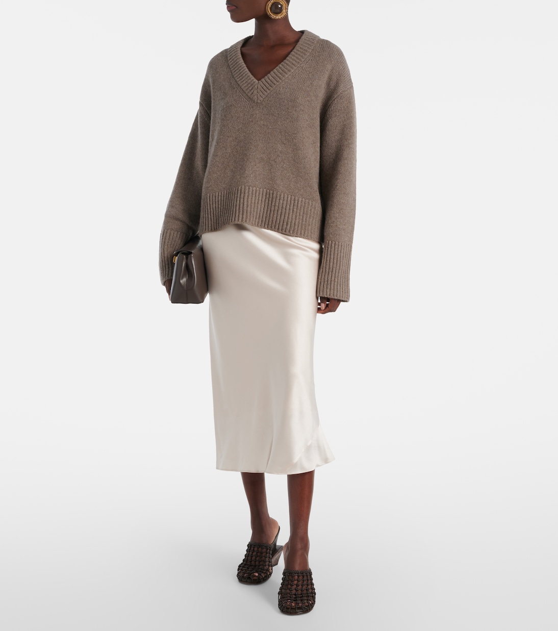 Jupe Sense of Shine en satin de soie mélangée | Dorothee Schumacher