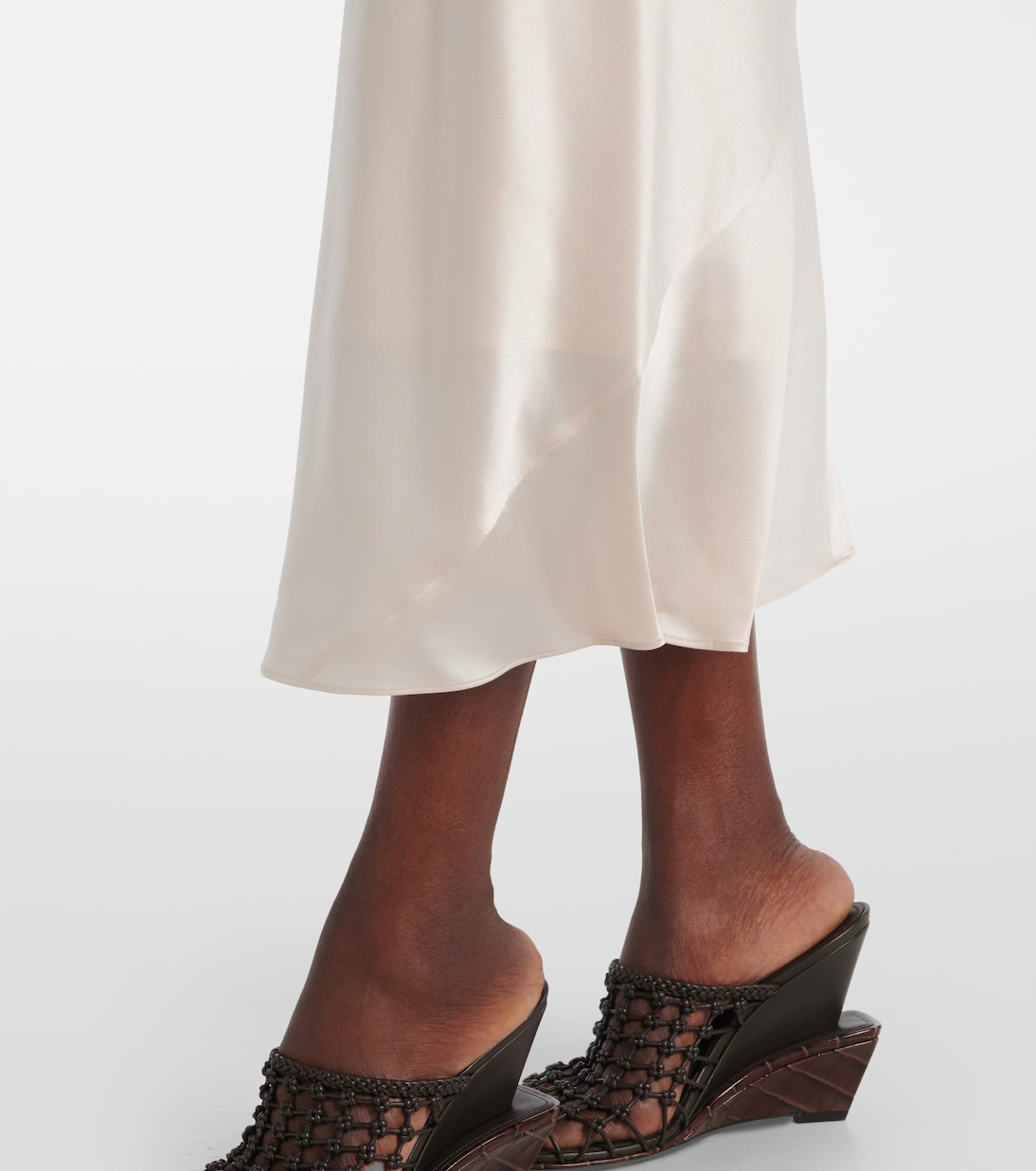 Jupe Sense of Shine en satin de soie mélangée | Dorothee Schumacher