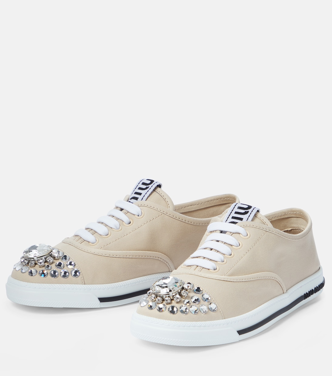 Embellished sneakers | Miu Miu