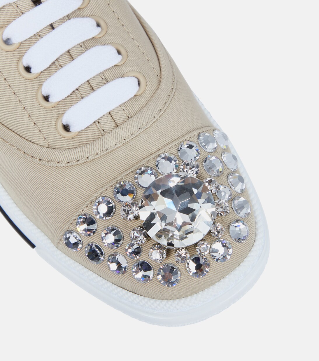 Embellished sneakers | Miu Miu