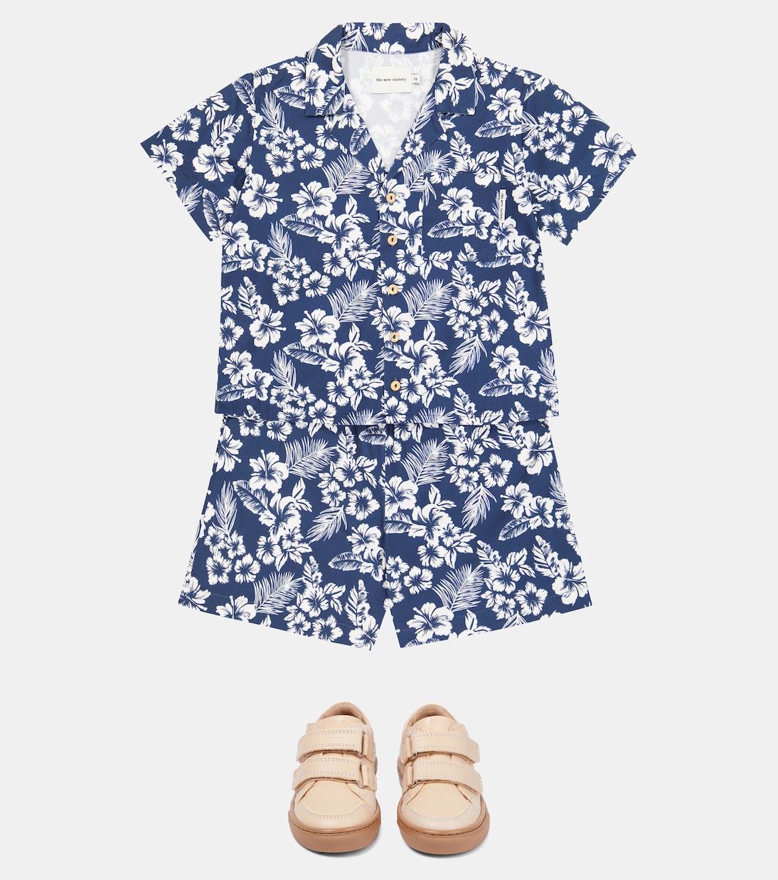 Bedrucktes Hemd Hibiscus | The New Society