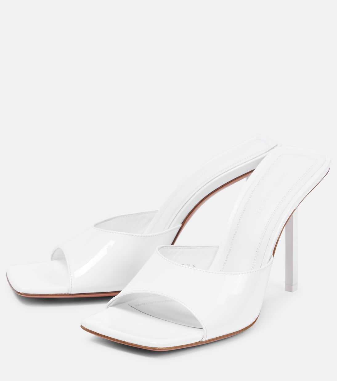 Pantoletten Laura aus Lackleder | Amina Muaddi