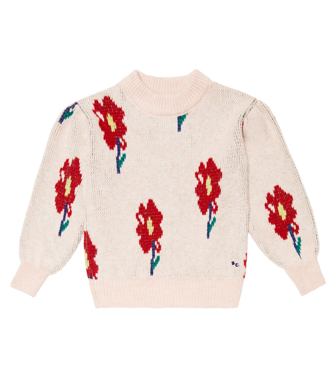 Floral intarsia sweater | Bobo Choses