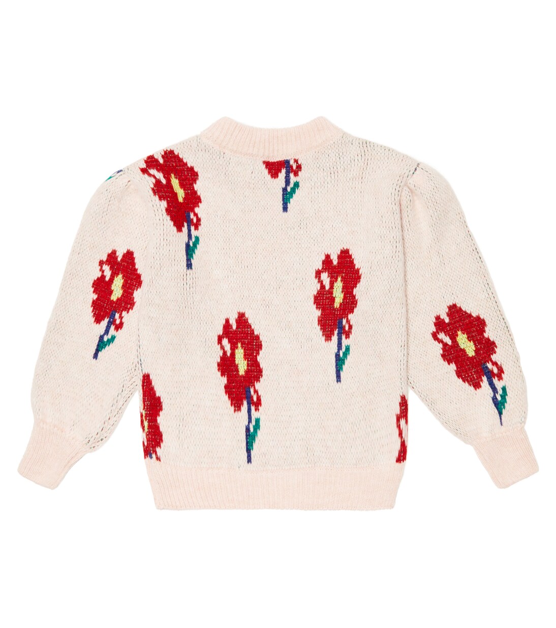 Floral intarsia sweater | Bobo Choses