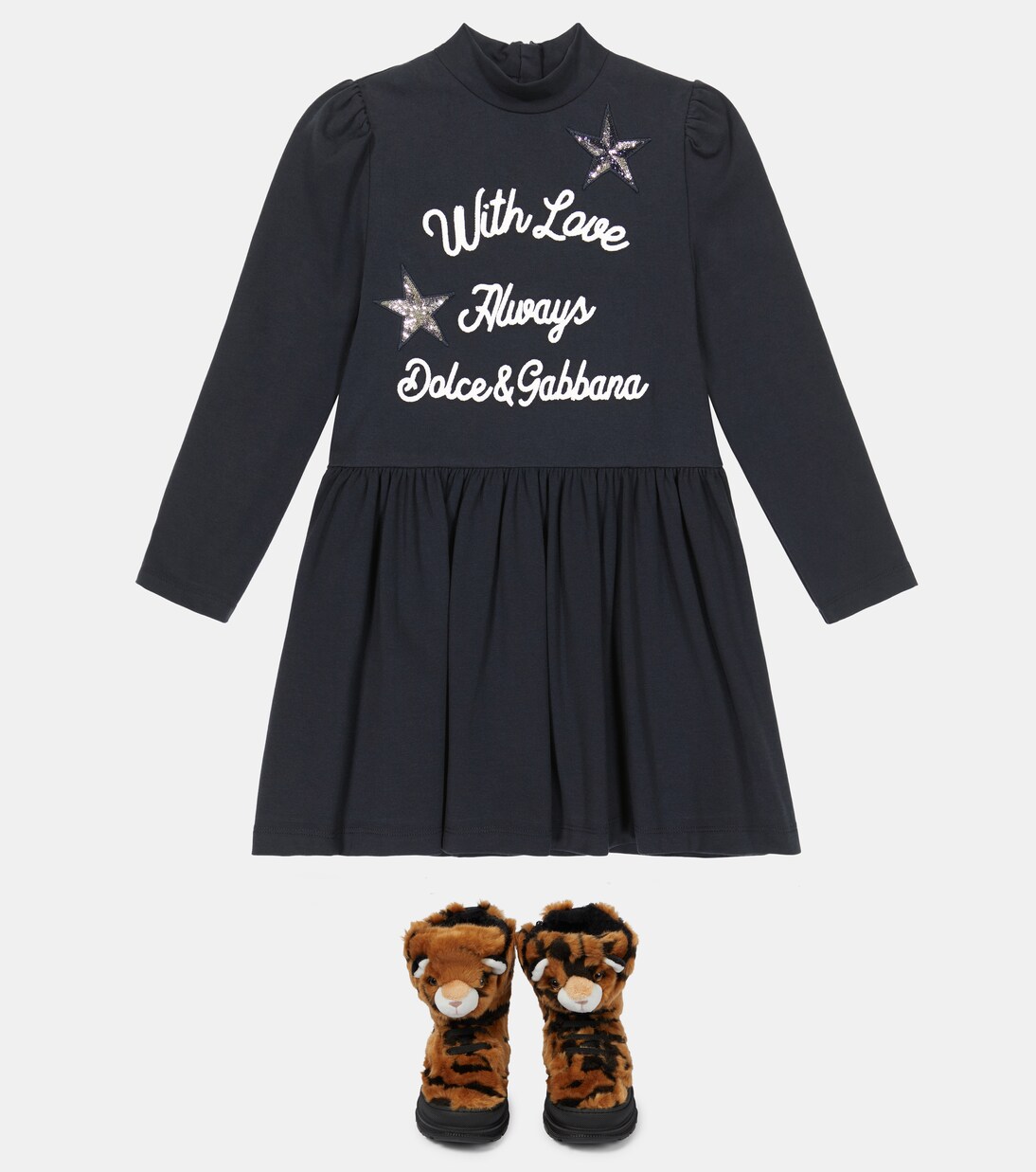 Leopard-print boots | Dolce&Gabbana Kids