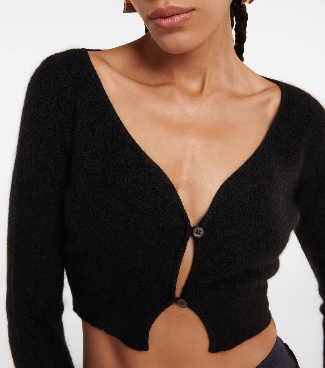 Le Cardigan Alzou cropped cardigan | Jacquemus
