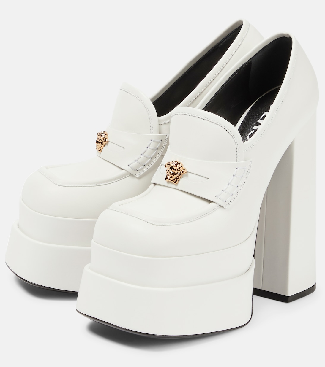 Loafer-Pumps Aevitas aus Leder | Versace