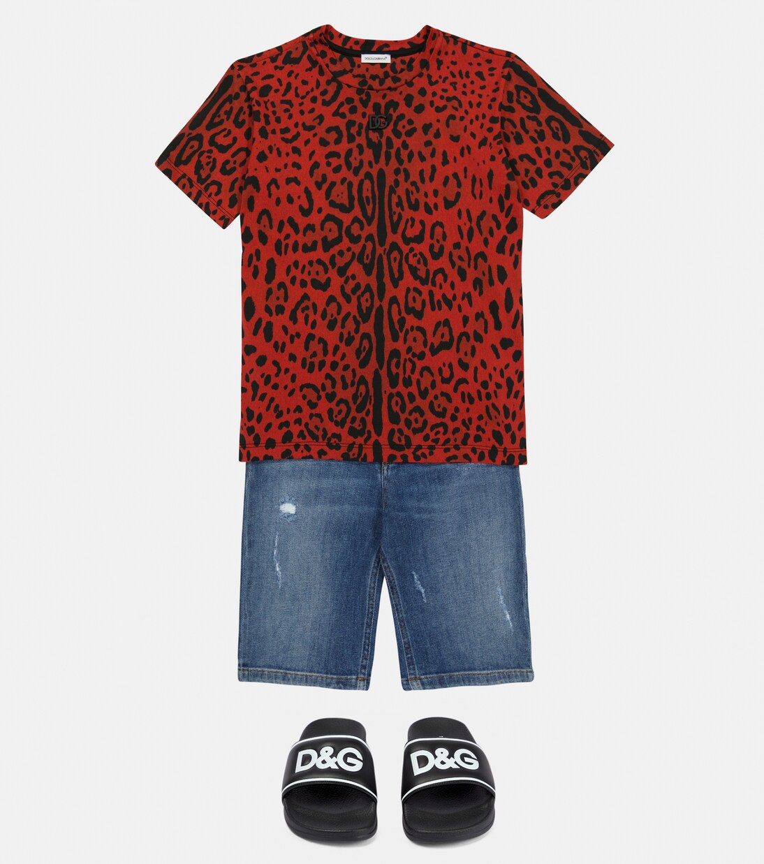 Logo rubber slides | Dolce&Gabbana Kids