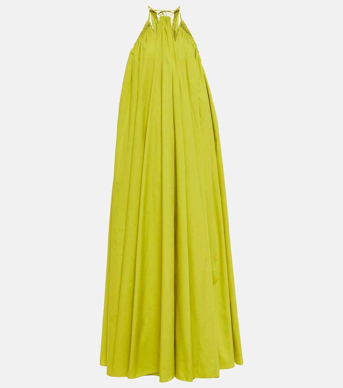 Halterneck cotton gown | Oscar de la Renta