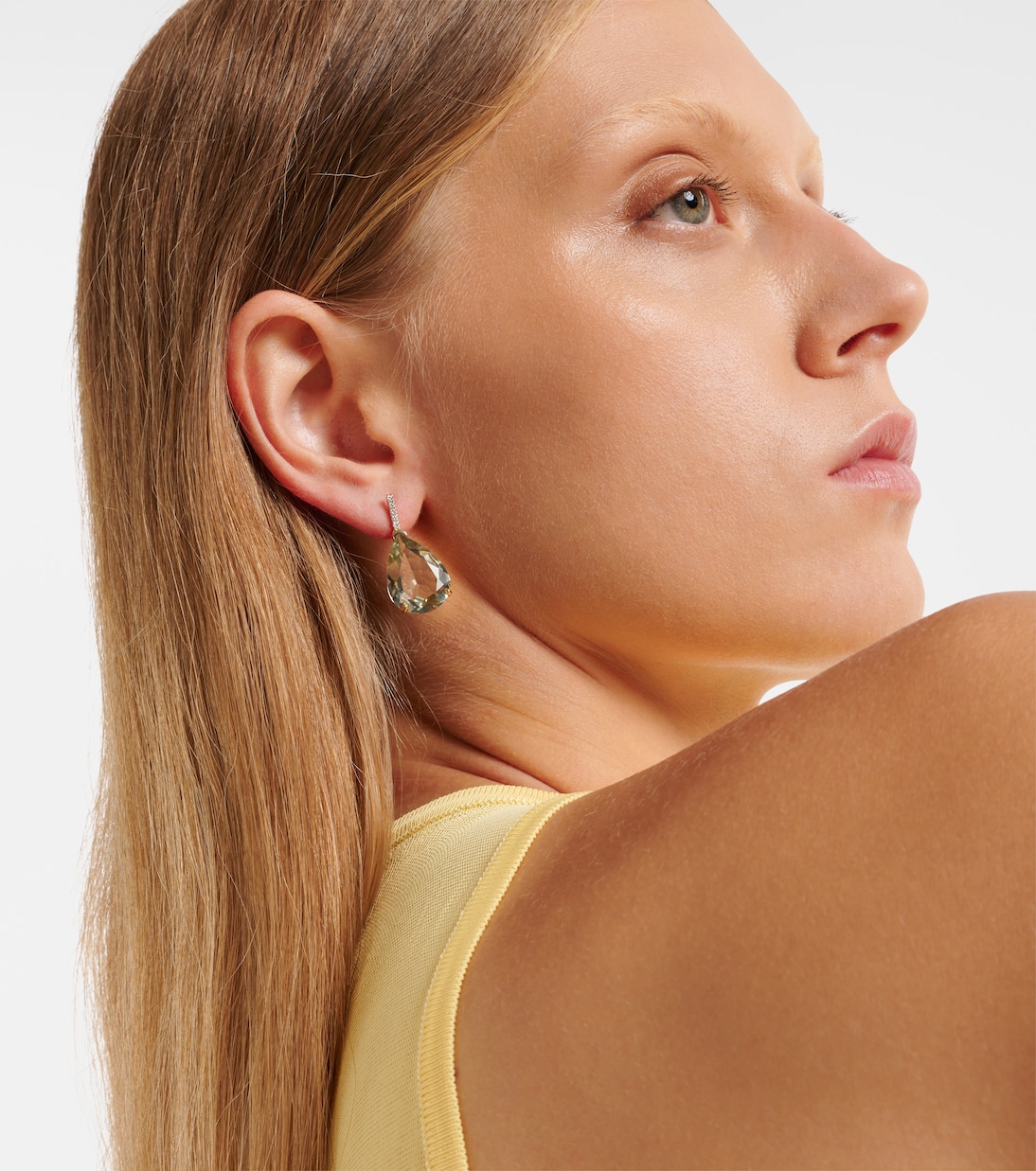 Boucles d’oreilles en or 14 ct, diamants et améthystes | Mateo