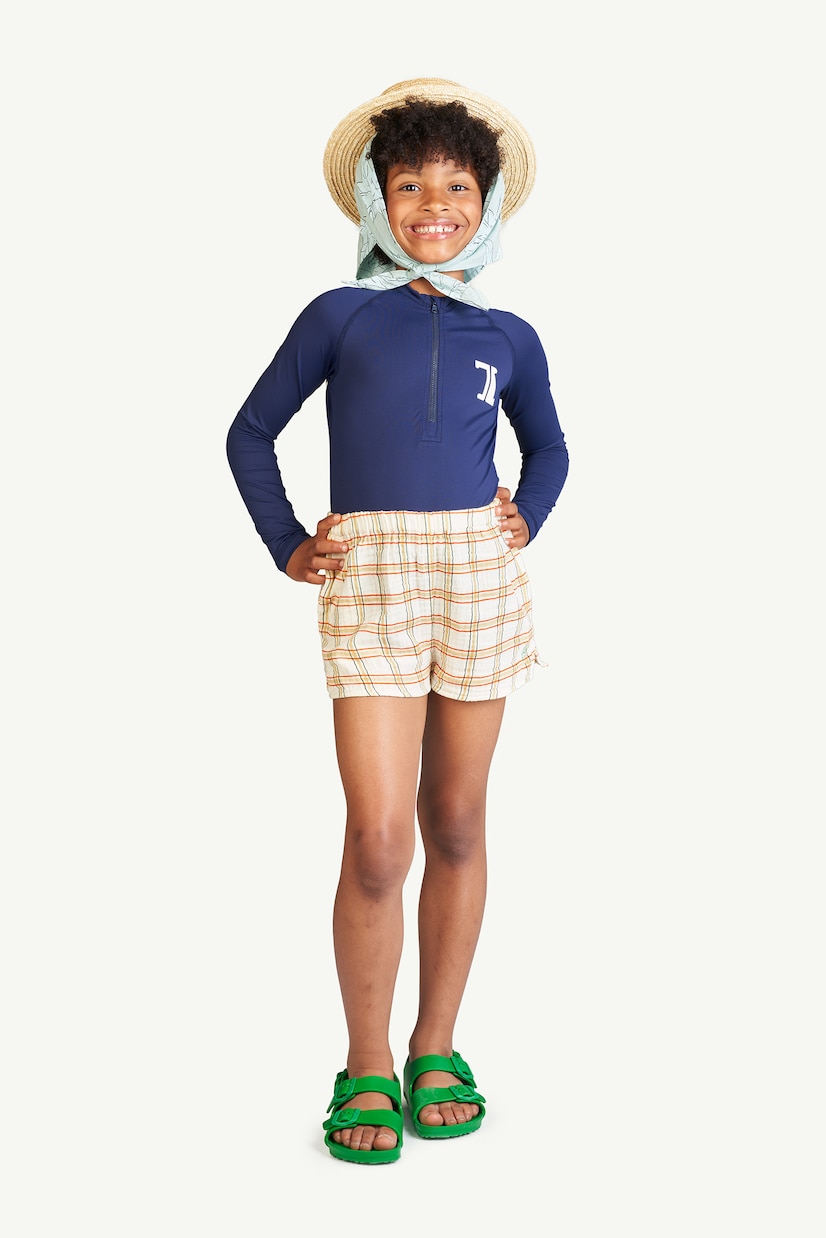 Calm Pants checked cotton shorts | The Animals Observatory