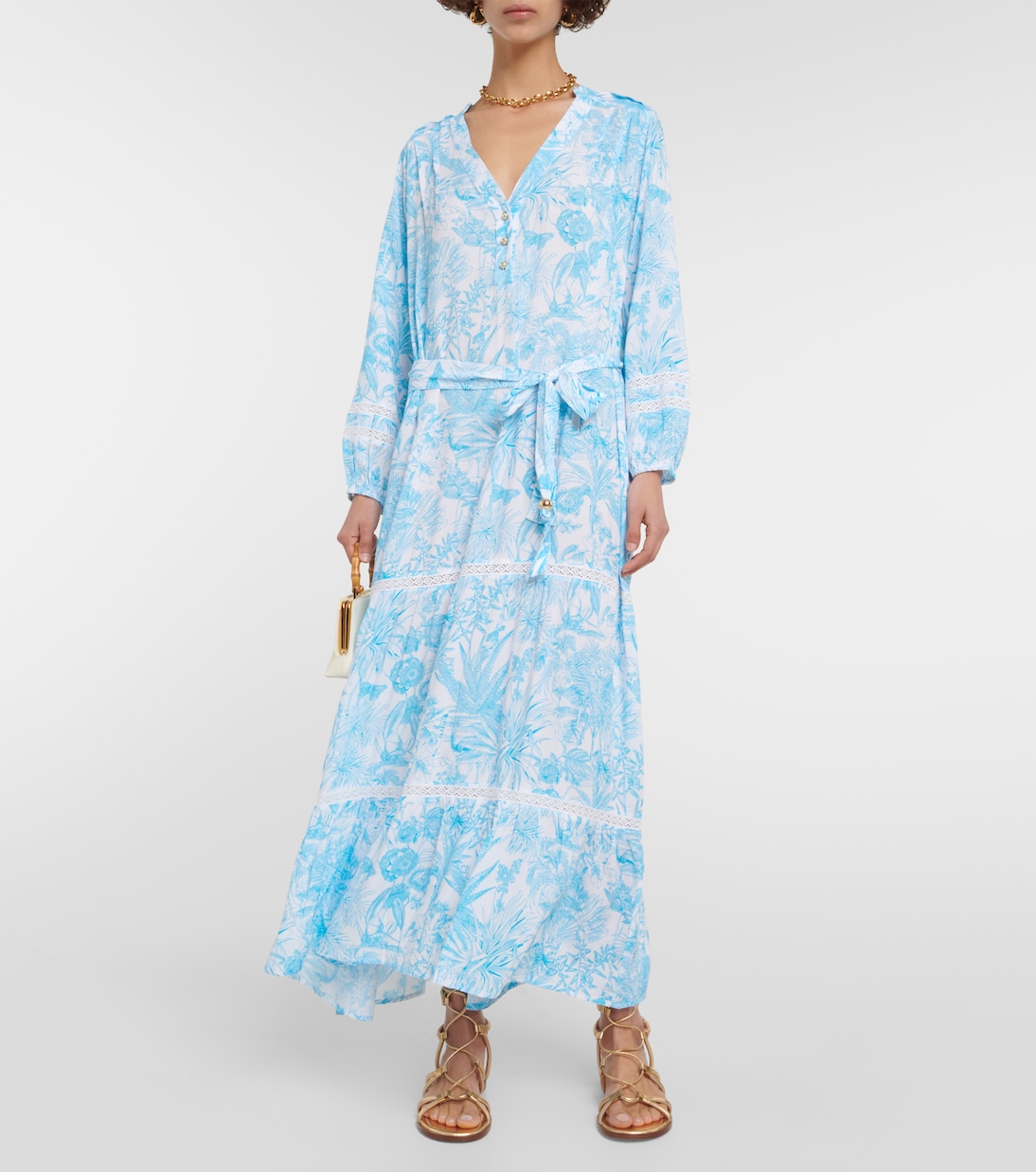 Bedrucktes Maxikleid Wisteria | Melissa Odabash