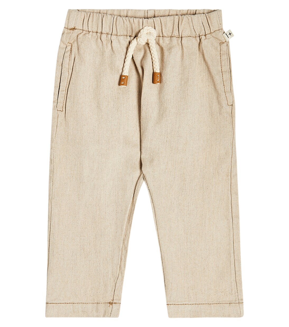 Baby Colton linen and cotton-blend pants | 1 + in the Family