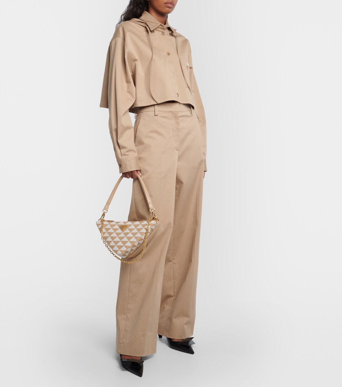 Symbole leather mini-bag | Prada