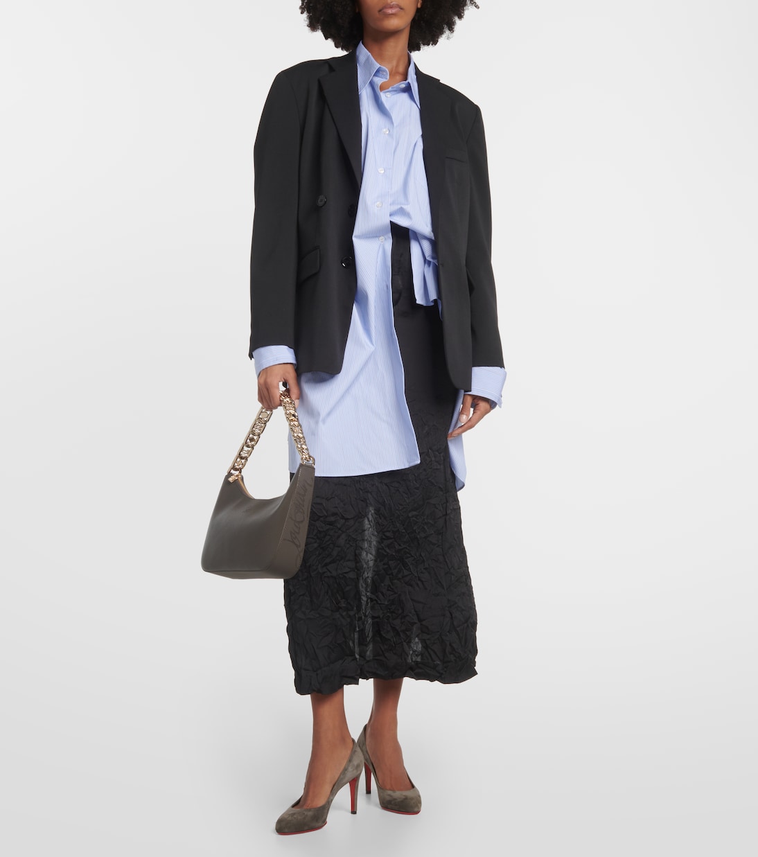 Escarpins Pumppie 85 en daim | Christian Louboutin