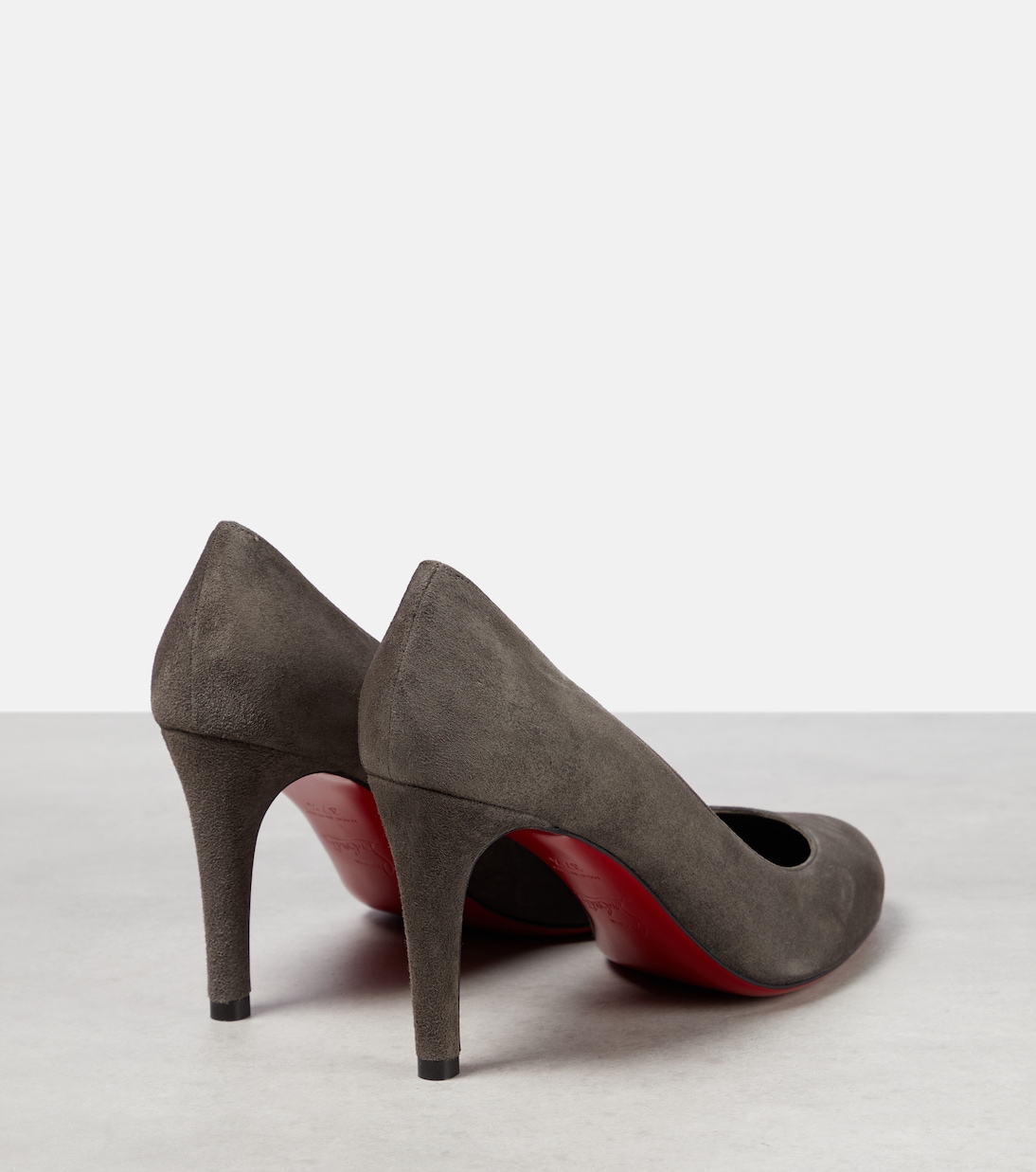 Escarpins Pumppie 85 en daim | Christian Louboutin