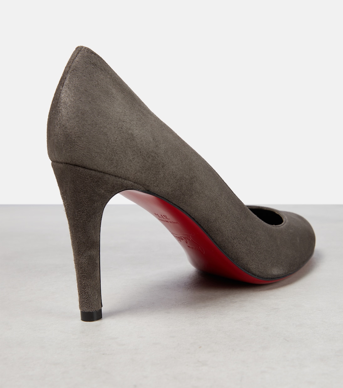 Escarpins Pumppie 85 en daim | Christian Louboutin