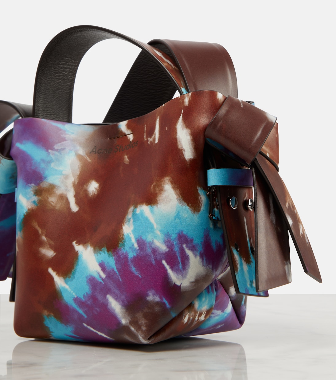 Borsa Musubi Micro in pelle tie-dye | Acne Studios