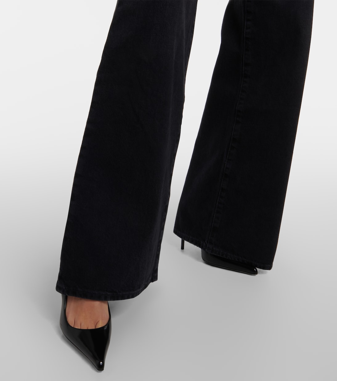 Low-Rise Wide-Leg Jeans Clara  | Agolde