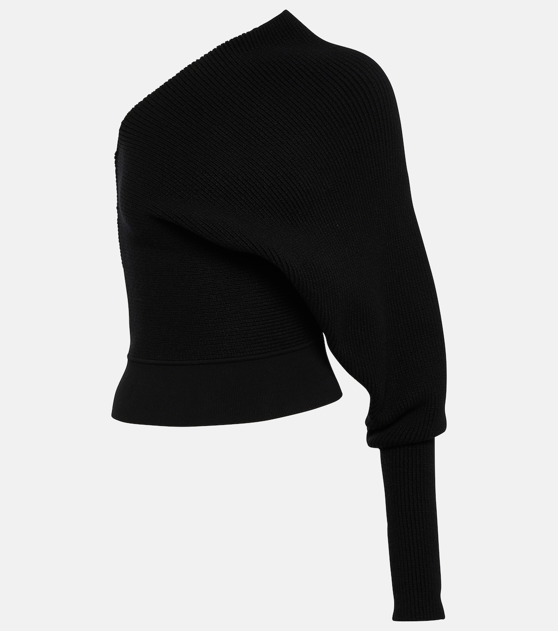 One-Shoulder-Top aus einem Kaschmirgemisch | Rick Owens
