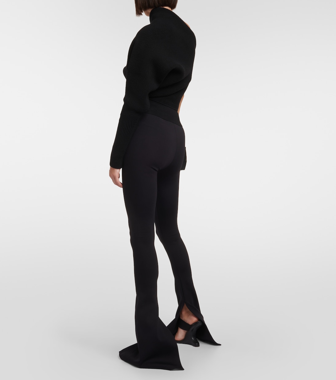 One-Shoulder-Top aus einem Kaschmirgemisch | Rick Owens