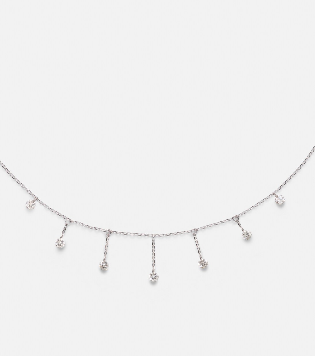 Collier La Foule en or blanc 18 ct et diamants | Persée