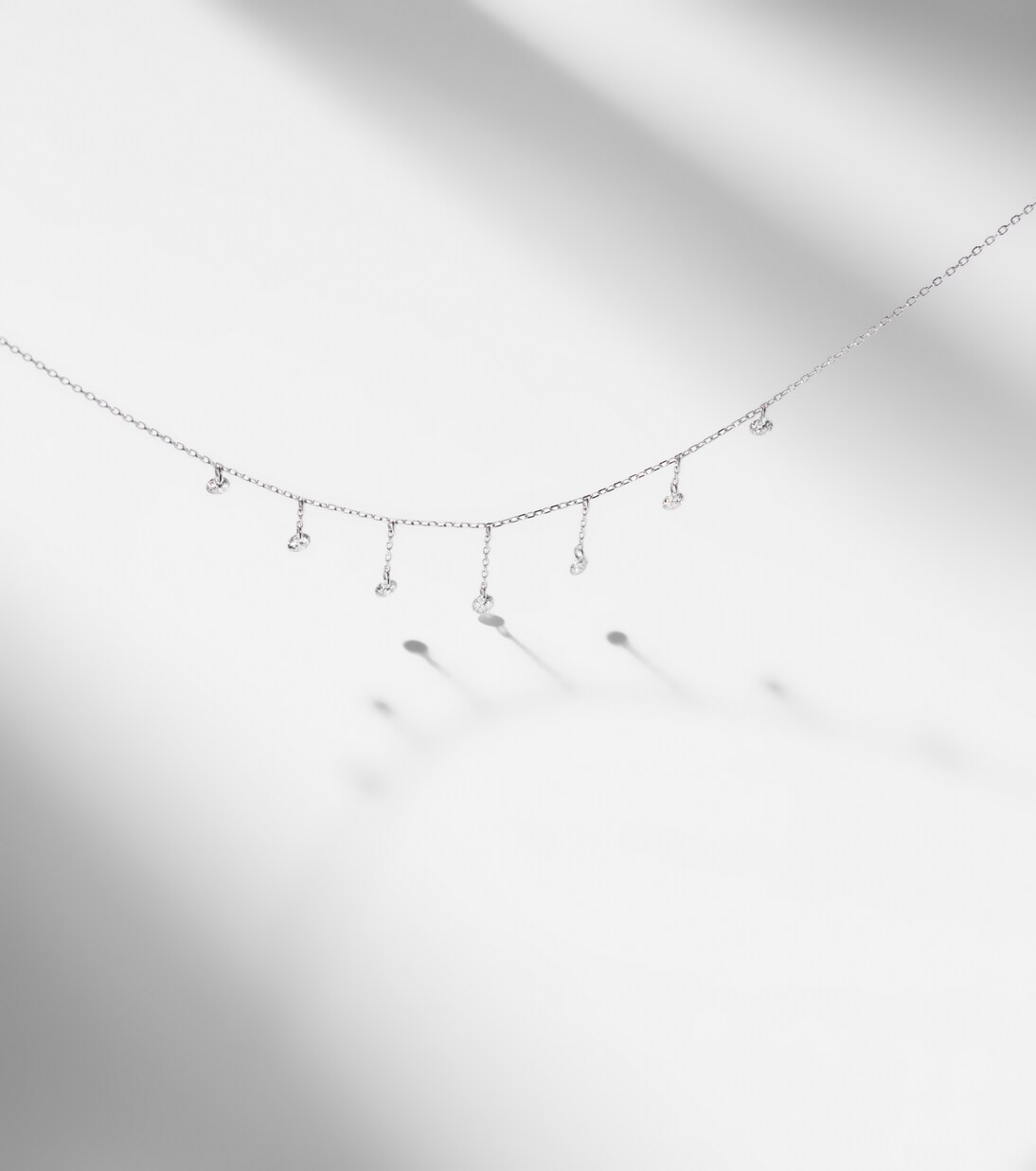 Collier La Foule en or blanc 18 ct et diamants | Persée