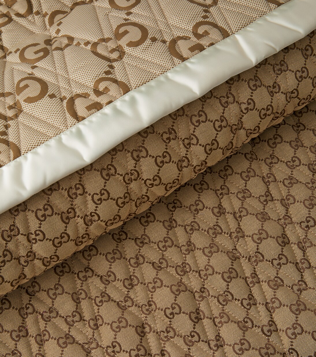 GG quilted cotton-blend blanket | Gucci