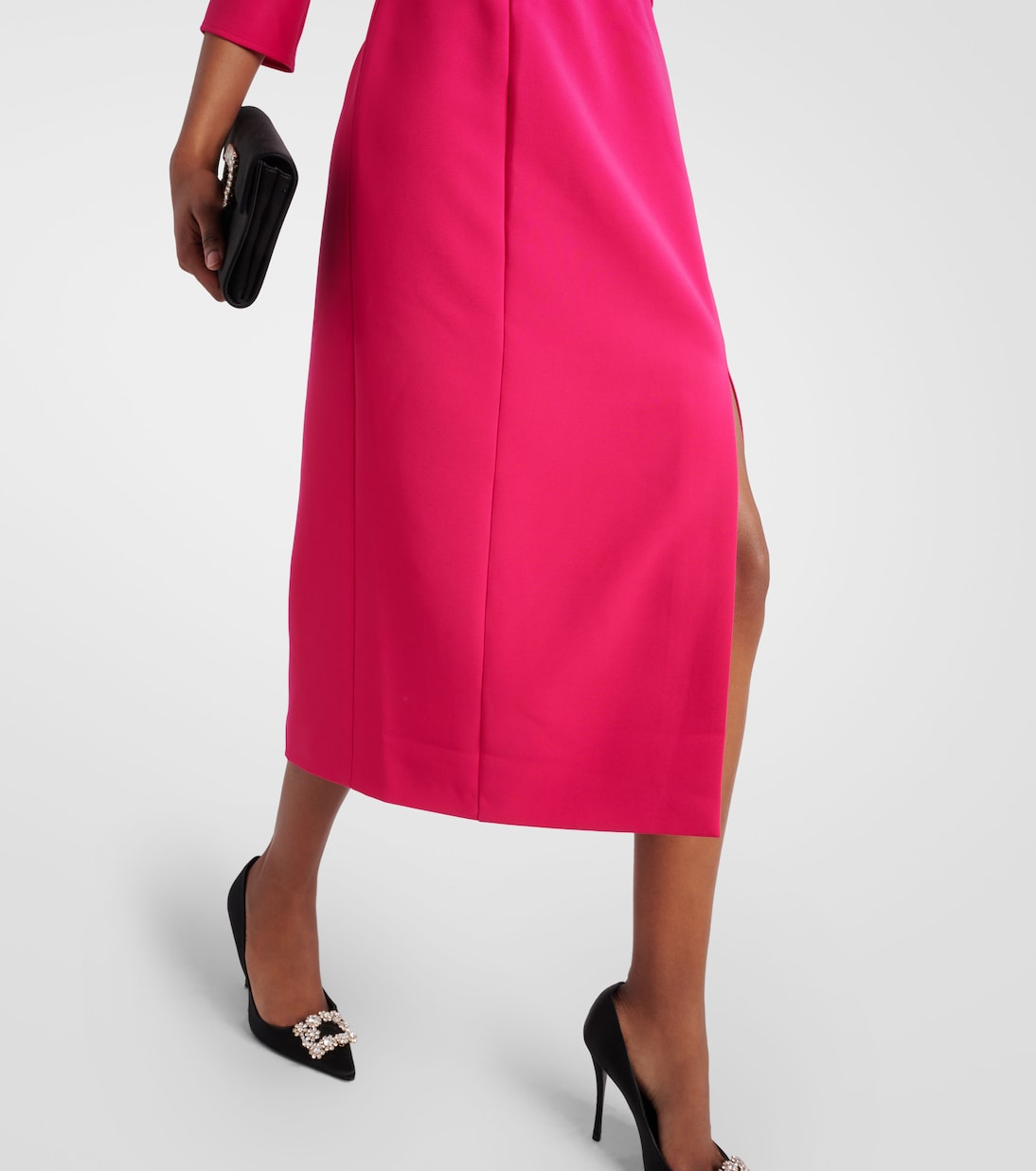 Midikleid aus Crêpe | Carolina Herrera