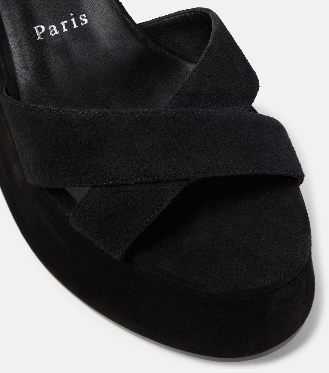 Supramariza 130 velvet wedge sandals | Christian Louboutin