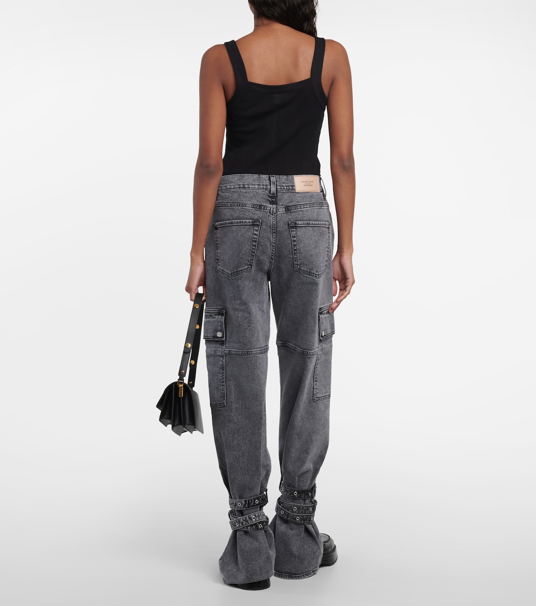 X Chiara Biasi Low-Rise Cargo-Jeans Belted Cargo | 7 For All Mankind