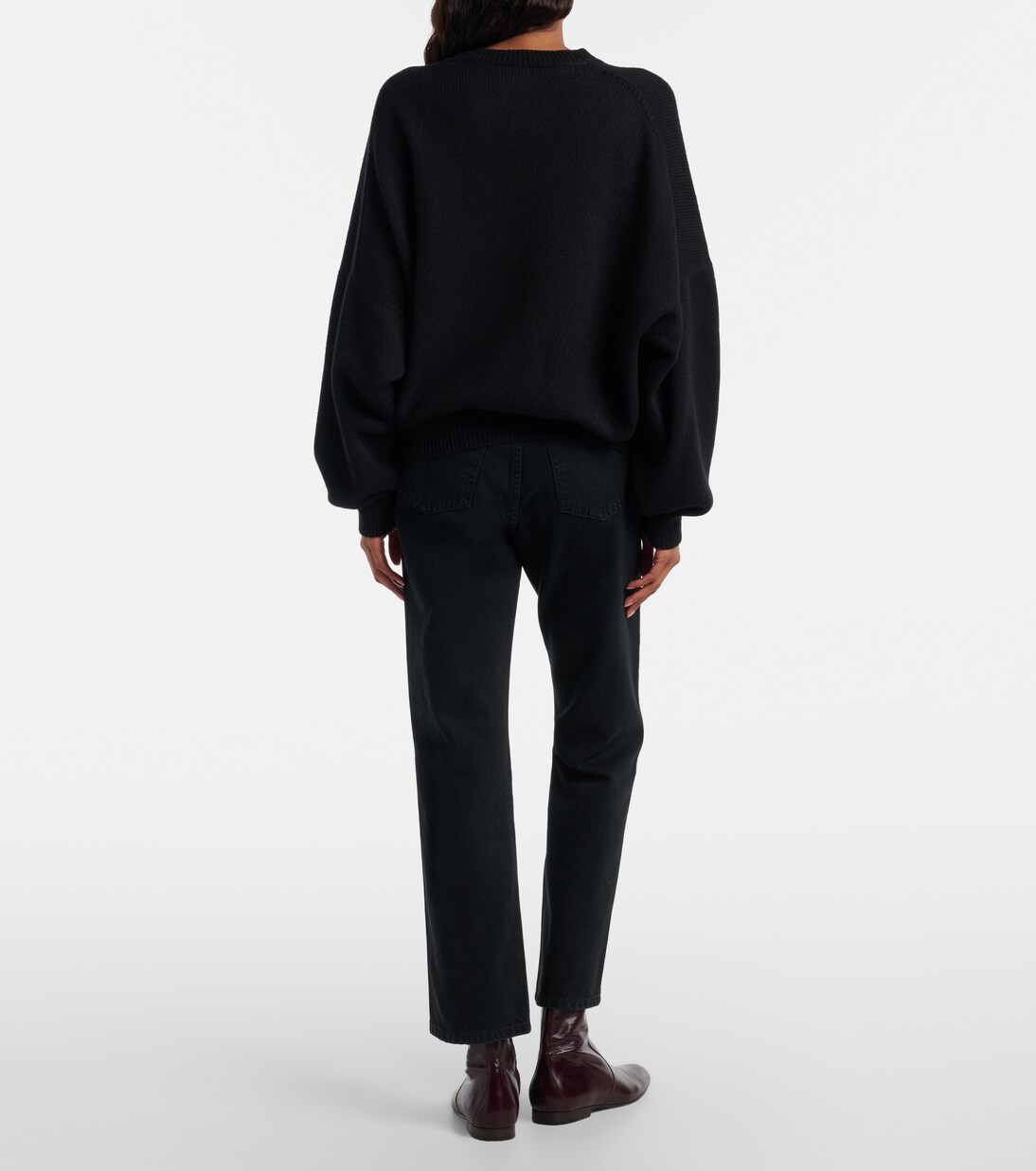 Jeans rectos Abigail de tiro alto | Khaite