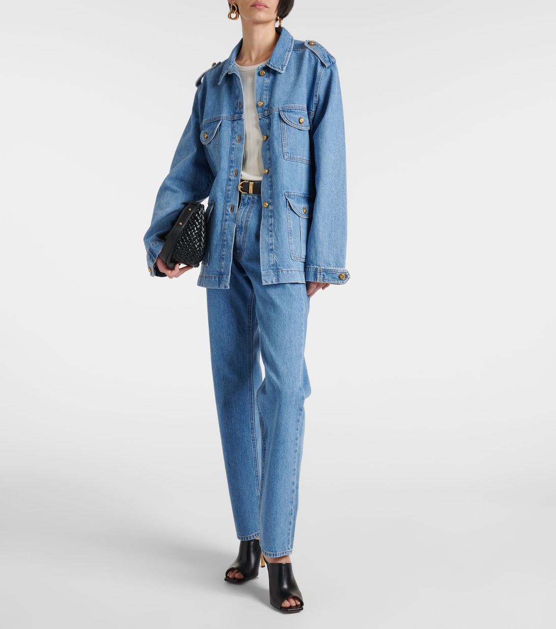 Oversize-Jeansjacke Sahariana | Blazé Milano