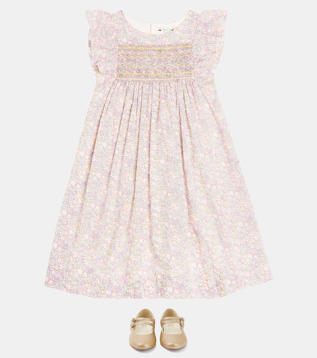Fiorella floral cotton dress | Bonpoint
