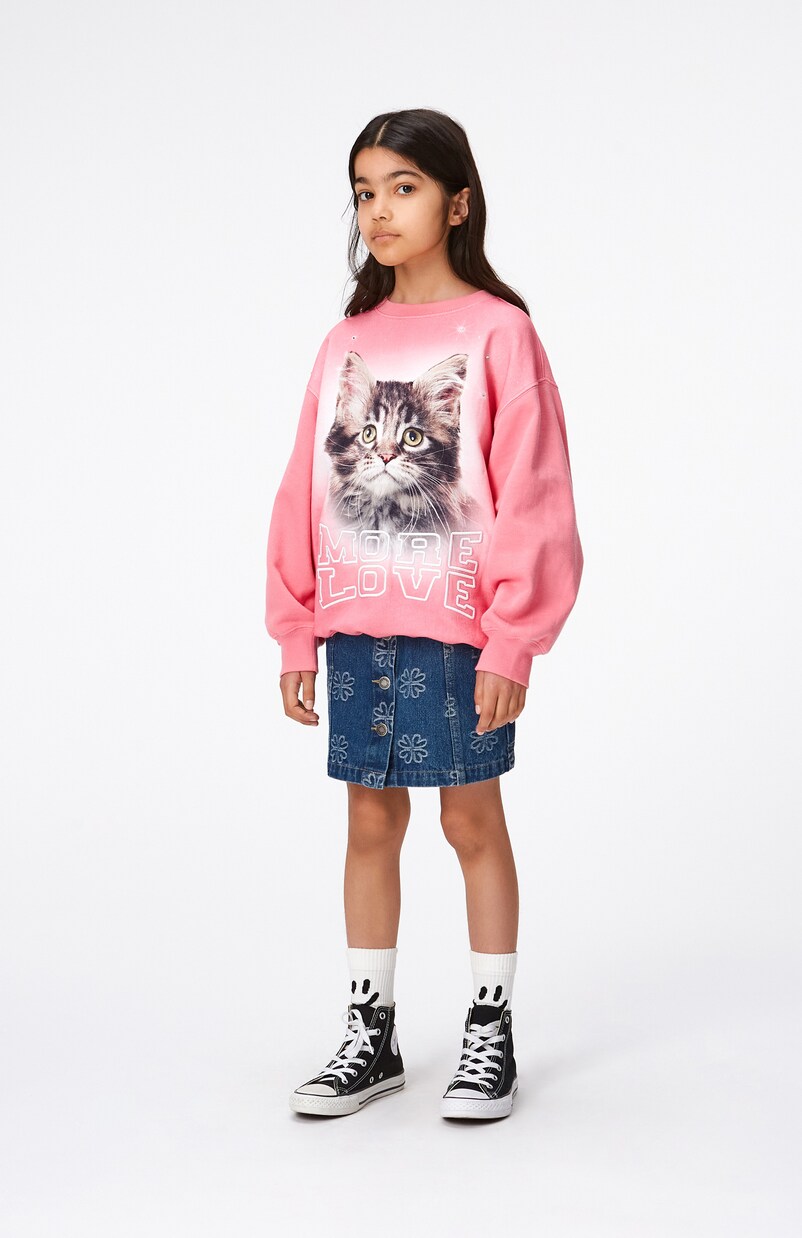 Monti printed cotton jersey sweatshirt | Molo