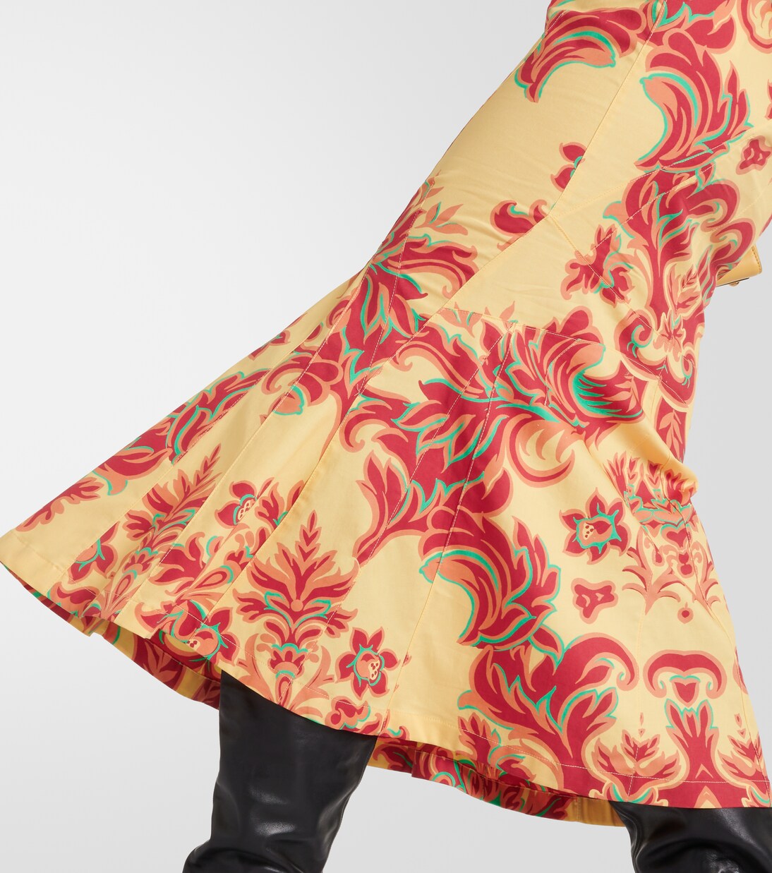 Robe longue en coton et soie imprimés | Etro