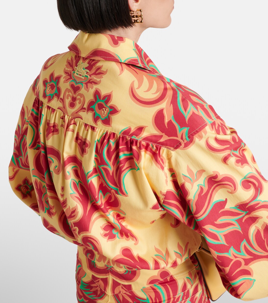 Robe longue en coton et soie imprimés | Etro
