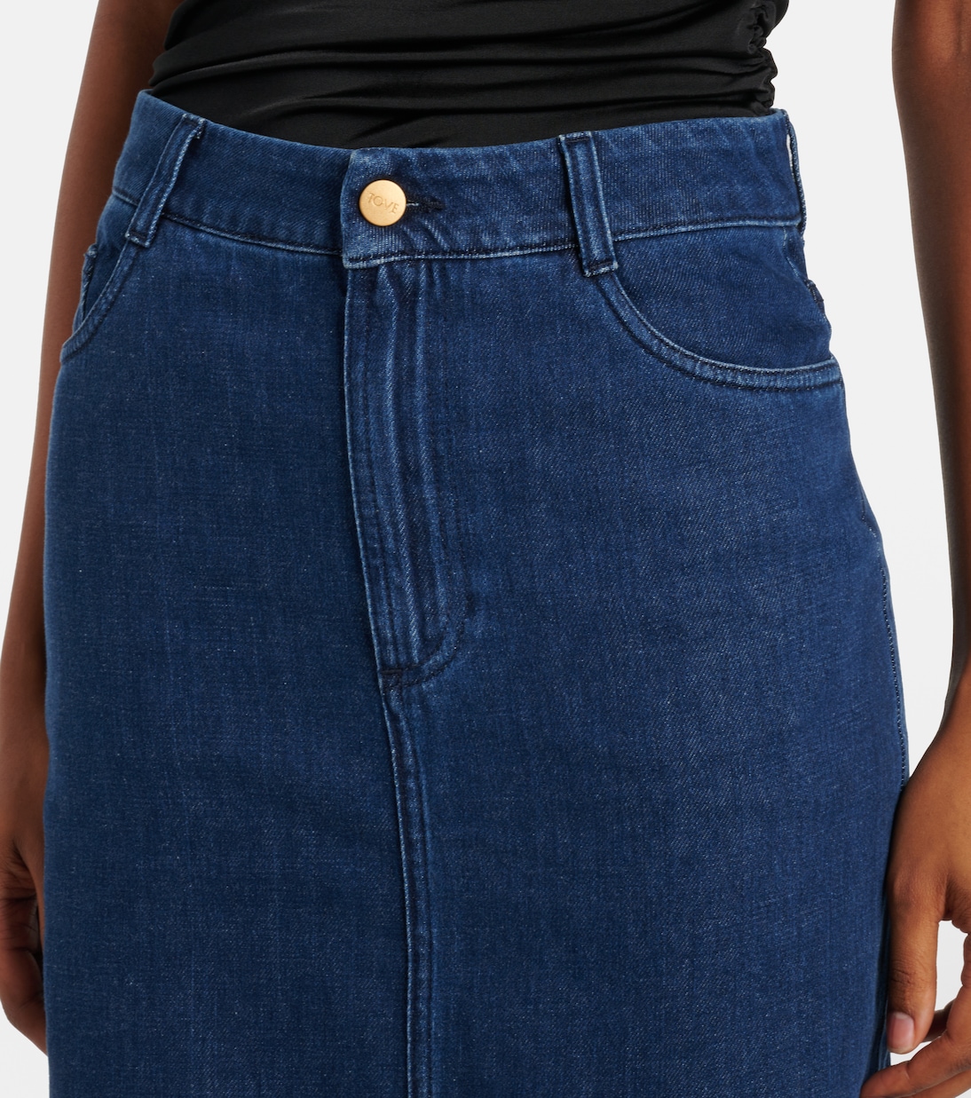 Jupe midi Sera en jean | Tove