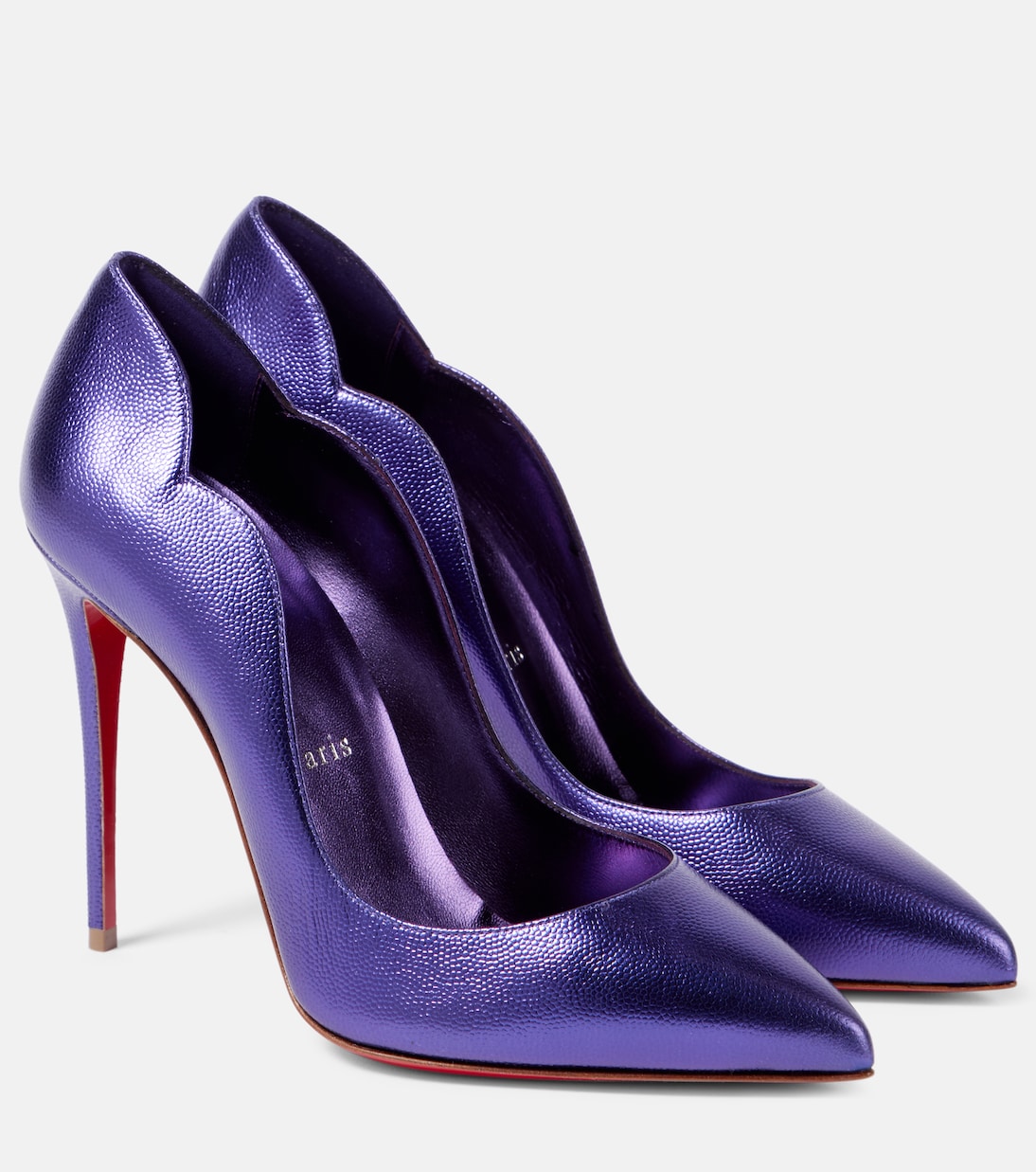 Pumps Hot Chick 100 aus Metallic-Leder | Christian Louboutin
