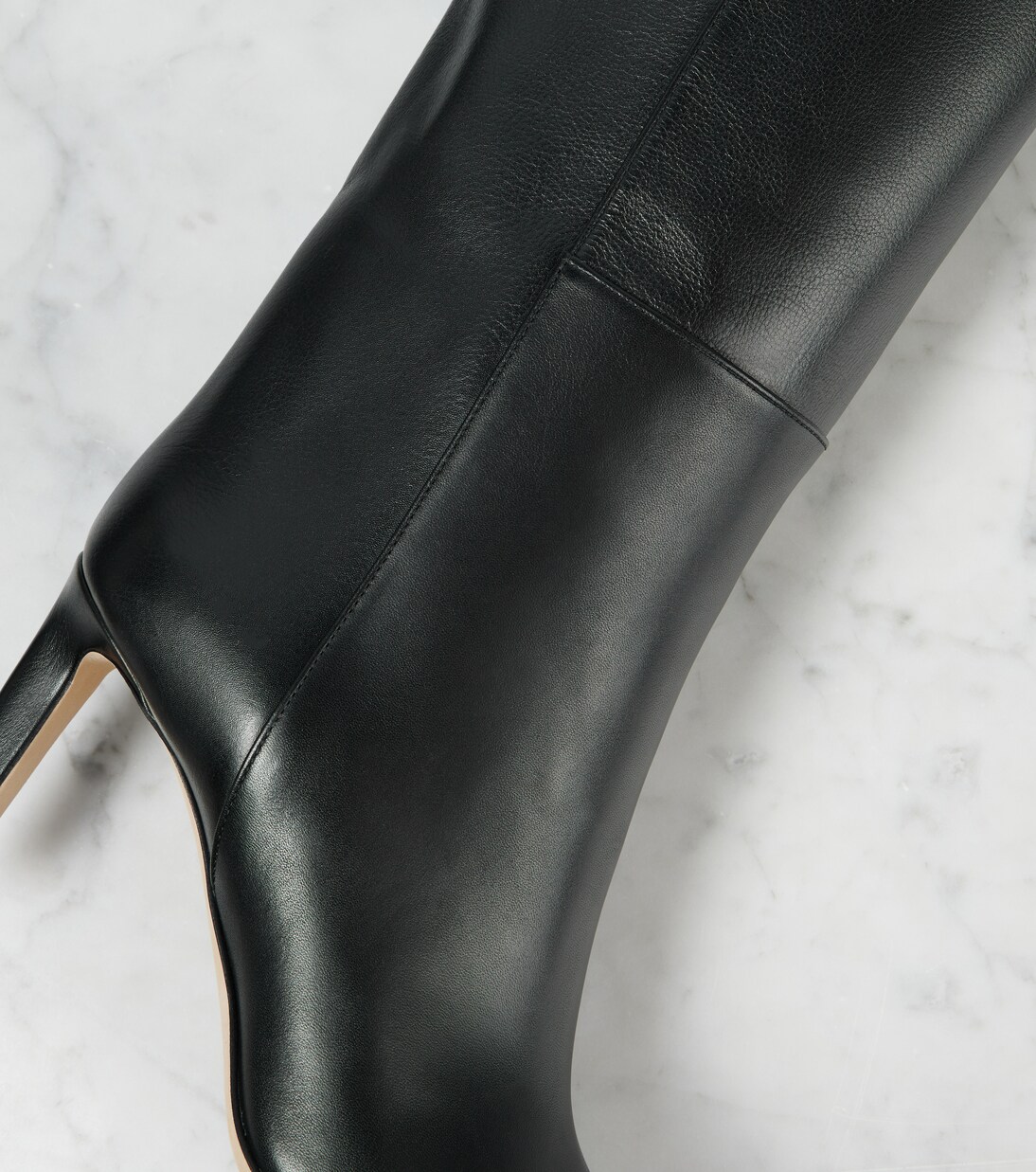 Alizze 85 leather knee-high boots | Jimmy Choo